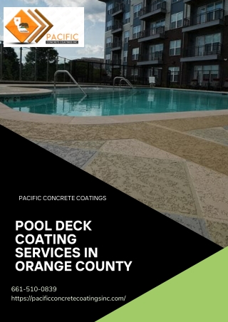 Professional Pool Deck Coating Services in Orange County