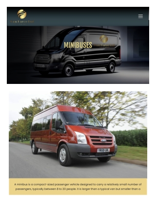 Minibuses - Sell your minibuses with Van Force Ltd