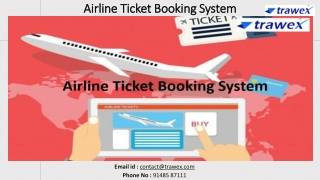 airline ticket booking system
