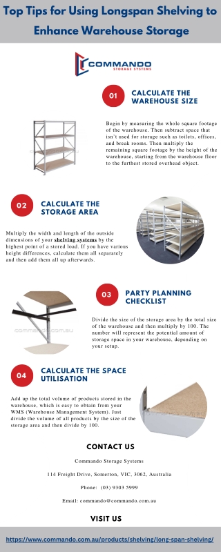 Top Tips for Using Longspan Shelving to Enhance Warehouse Storage