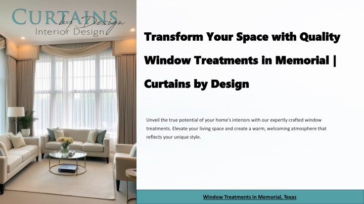 transform your space with quality window