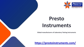 Flammability Tester– Presto Instruments