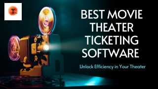 Best Movie Theater Ticketing Software