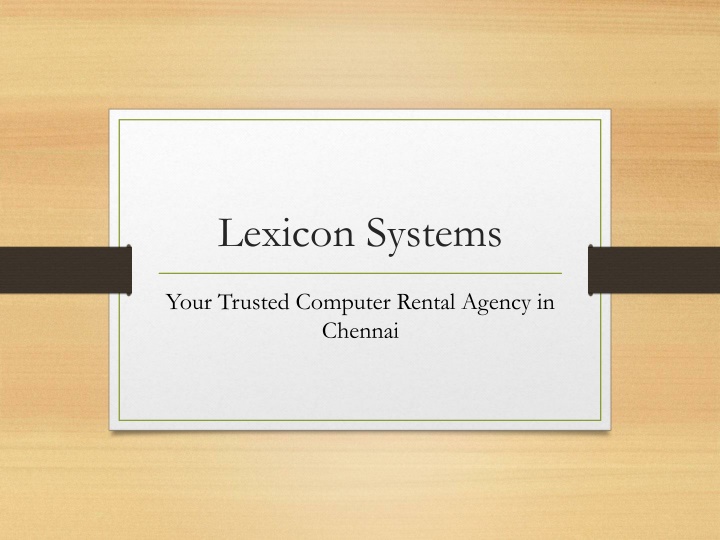 lexicon systems