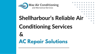 Shellharbour’s Reliable Air Conditioning Services and AC Repair Solutions