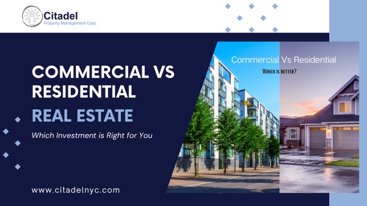 commercial vs residential real estate