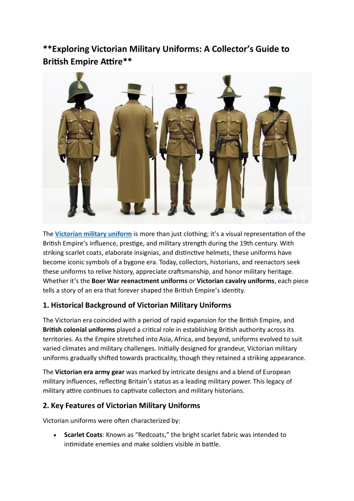 exploring victorian military uniforms a collector