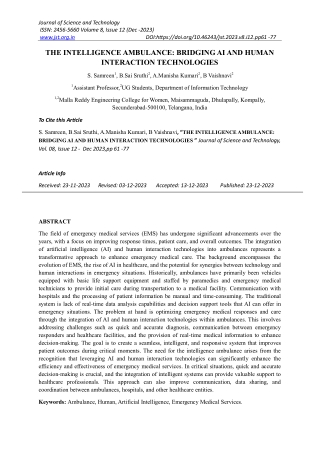 journal of science and technology issn 2456 5660