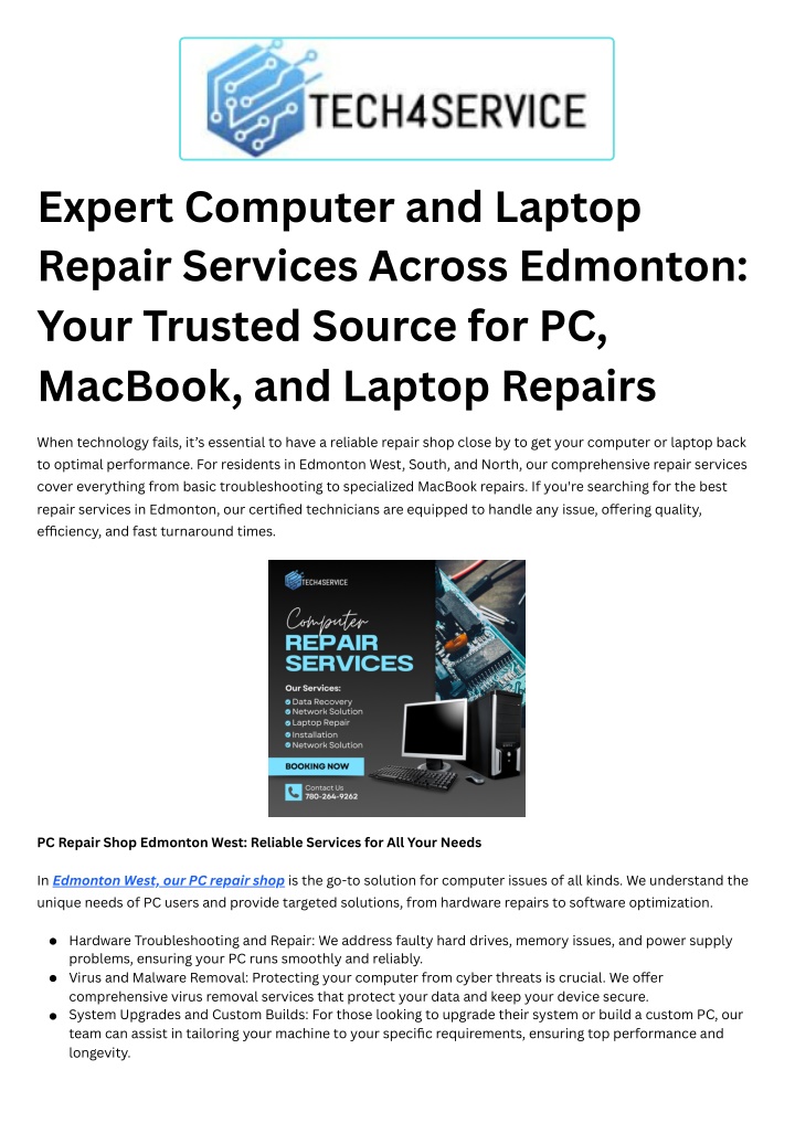 expert computer and laptop repair services across