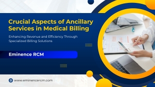 Crucial Aspects of Ancillary Services in Medical Billing