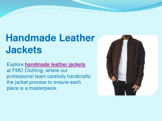 Handmade Leather Jackets