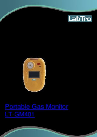Portable Gas Monitor LT-GM401