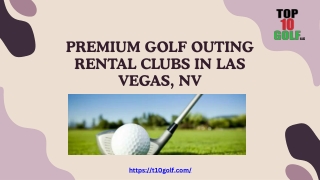 premium golf outing rental clubs in las vegas nv