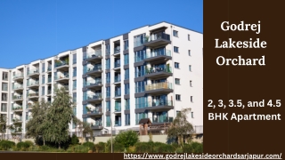 ﻿Godrej Lakeside Orchard | Comfort & Luxury Living Apartment