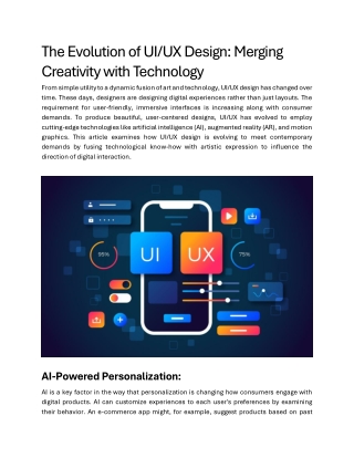the evolution of ui ux design merging creativity