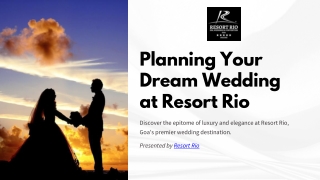 Planning Your Dream Wedding at Resort Rio