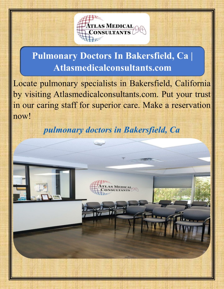 locate pulmonary specialists in bakersfield