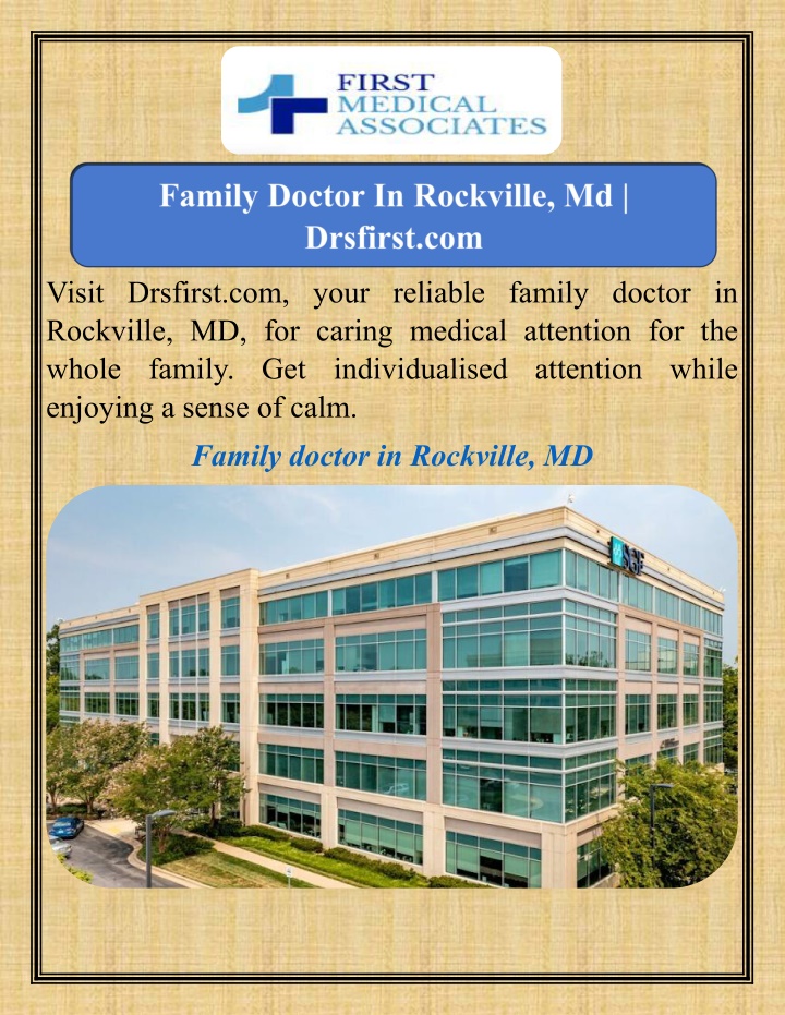 visit drsfirst com your reliable family doctor