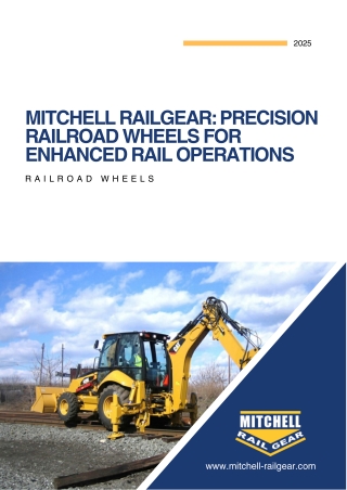 Mitchell Railgear - Precision Railroad Wheels for Enhanced Rail Operations