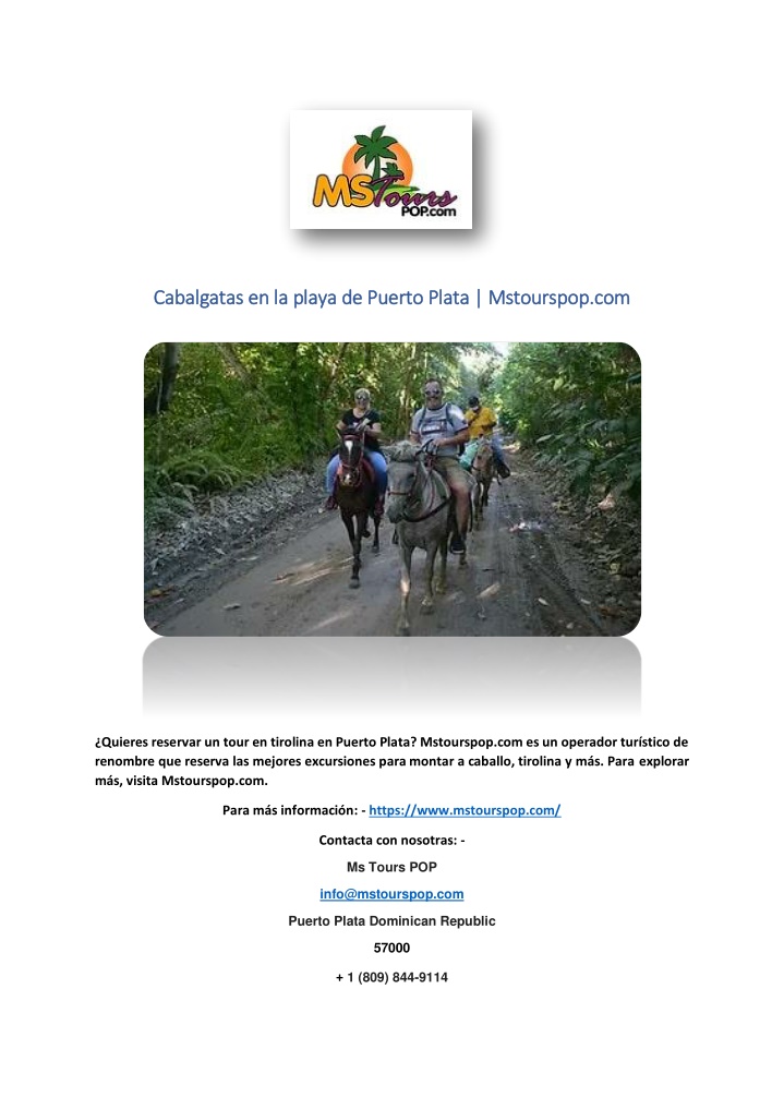 cabalgatas en la playa de puerto plata mstourspop