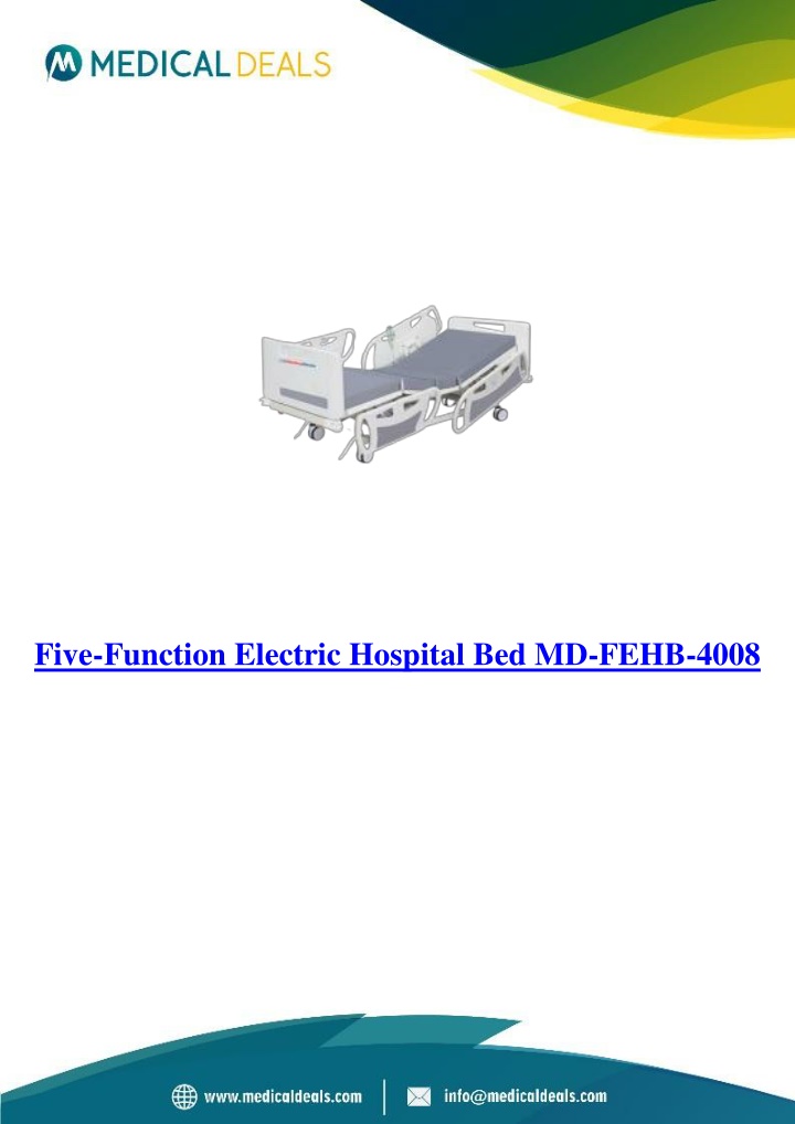 five function electric hospital bed md fehb 4008