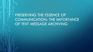 preserving the essence of communication