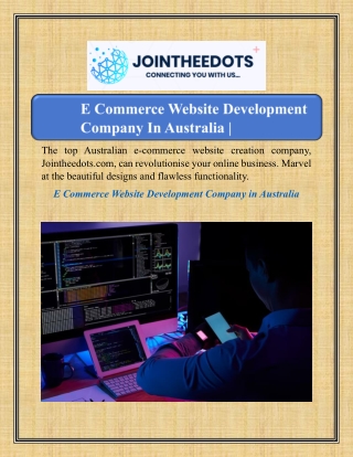 the top australian e commerce website creation
