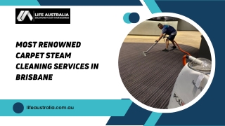 Most Renowned Carpet Steam Cleaning Services in Brisbane