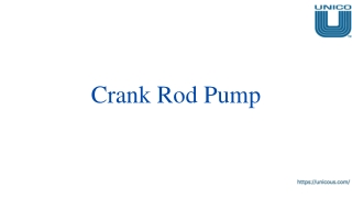 crank rod pump