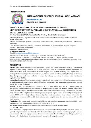 patil sv et al international research journal
