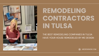 Top Remodeling Contractors in Tulsa – Transform Your Home with ME Design