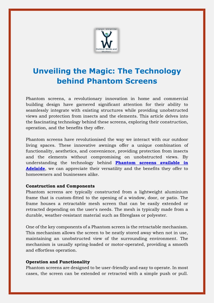 unveiling the magic the technology behind phantom