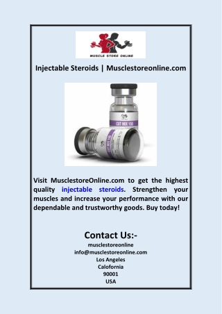 injectable steroids musclestoreonline com