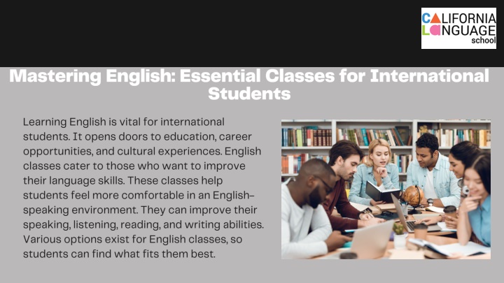 mastering english essential classes