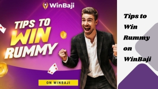 tips to win rummy on winbaji