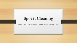 Commercial Cleaning Services Atlanta at an Affordable Price