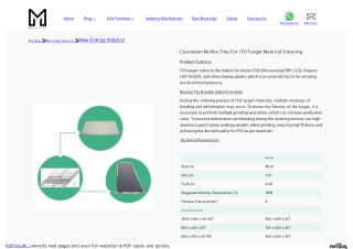 High Quality Products from a Modern Mullite Tile Manufacturer