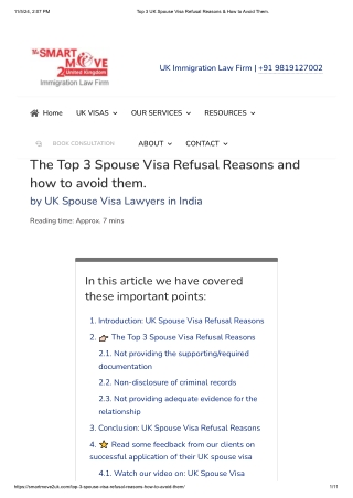 Top 3 UK Spouse Visa Refusal Reasons & How to Avoid Them_