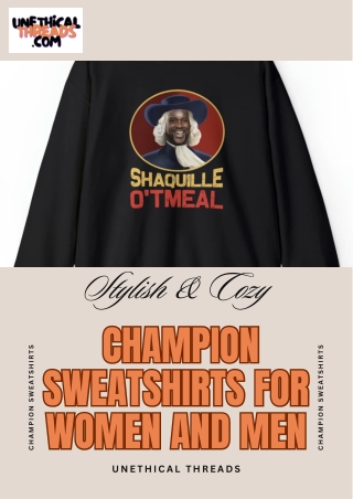 Champion Sweatshirts for Men – Premium Quality for Every Season