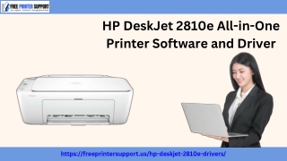 hp deskjet 2810e all in one printer software