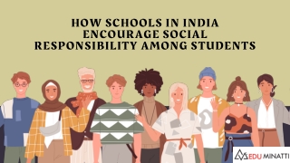 how schools in india encourage social