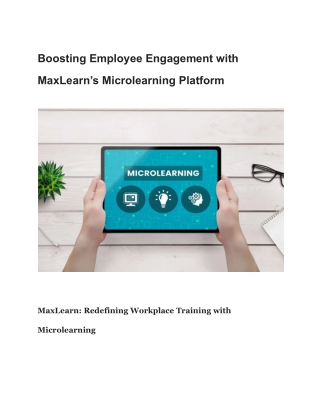boosting employee engagement with
