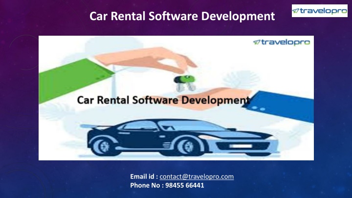 car rental software development