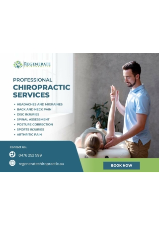 Spinal chiropractic care in Willetton | Regenerate Chiropractic