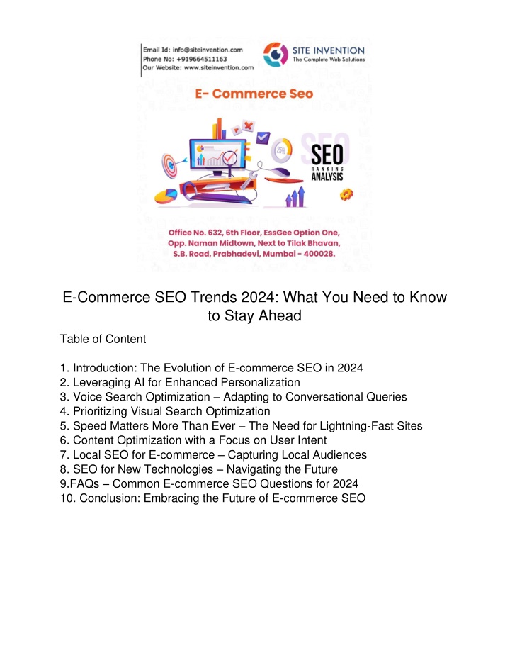 e commerce seo trends 2024 what you need to know