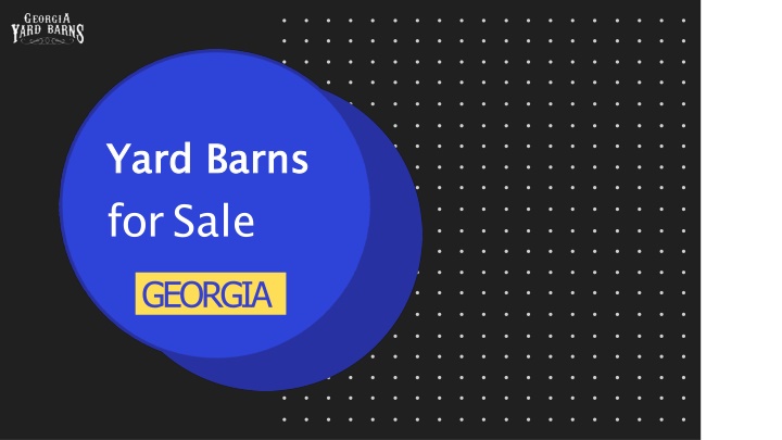 yard barns for sale