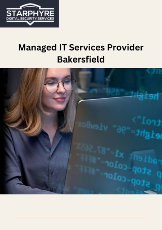 Affordable Managed IT Services Provider Bakersfield