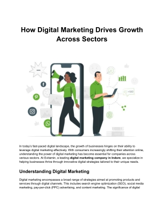 How Digital Marketing Drives Growth Across Sectors