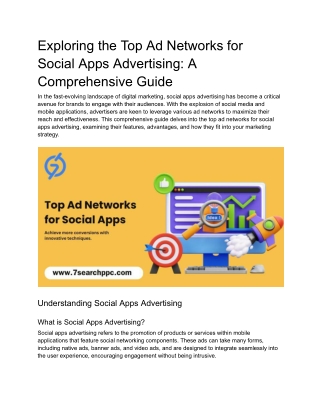 exploring the top ad networks for social apps
