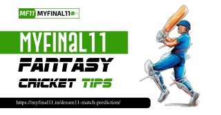 Step Up Your Game with Proven MyFinal11 Fantasy Cricket Tips